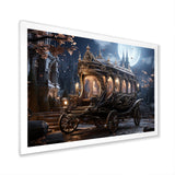 Enchanted Evening Carriage - Old American Cart Canvas Wall Art