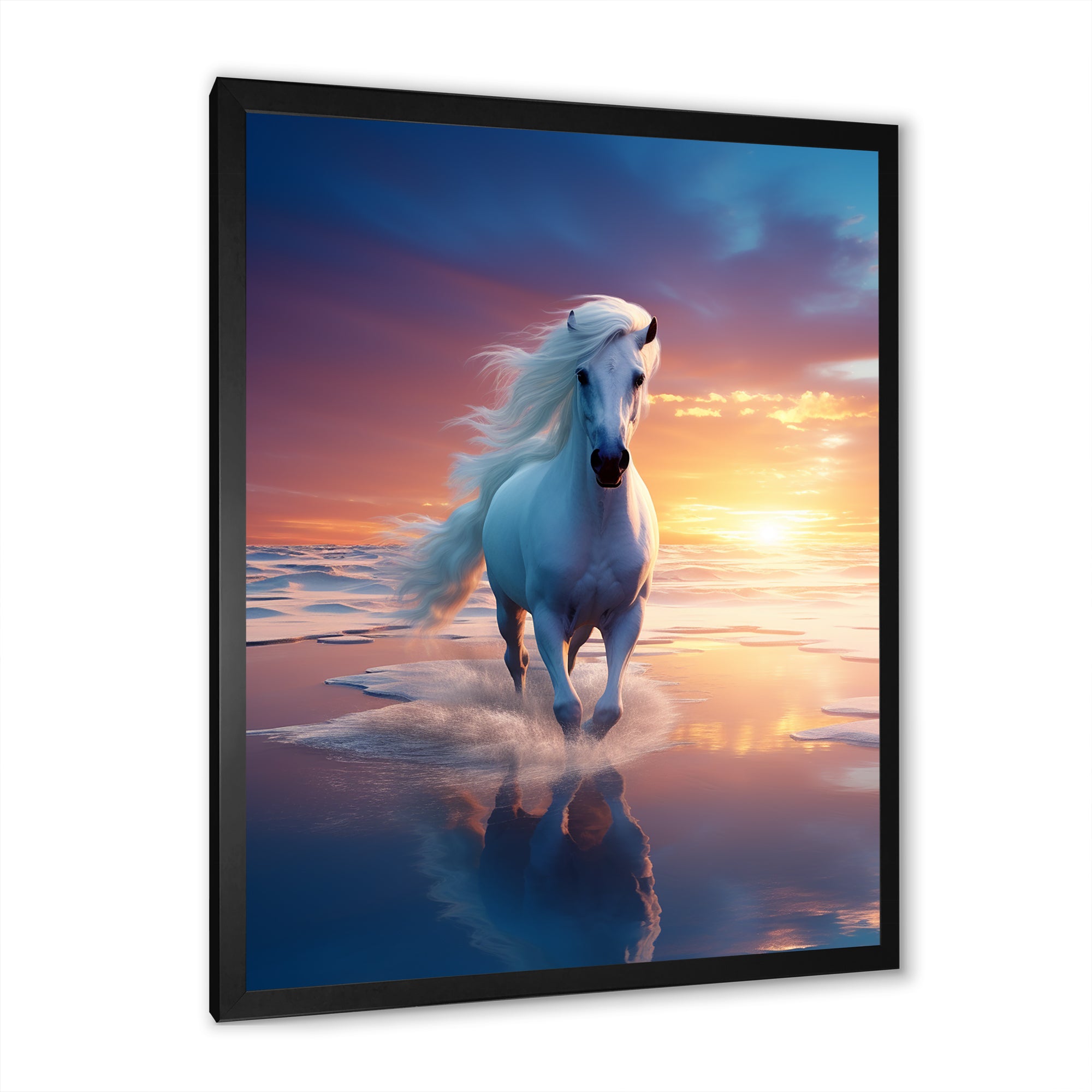 Coastal Horse Majesty Portrait - Horse Wall Decor