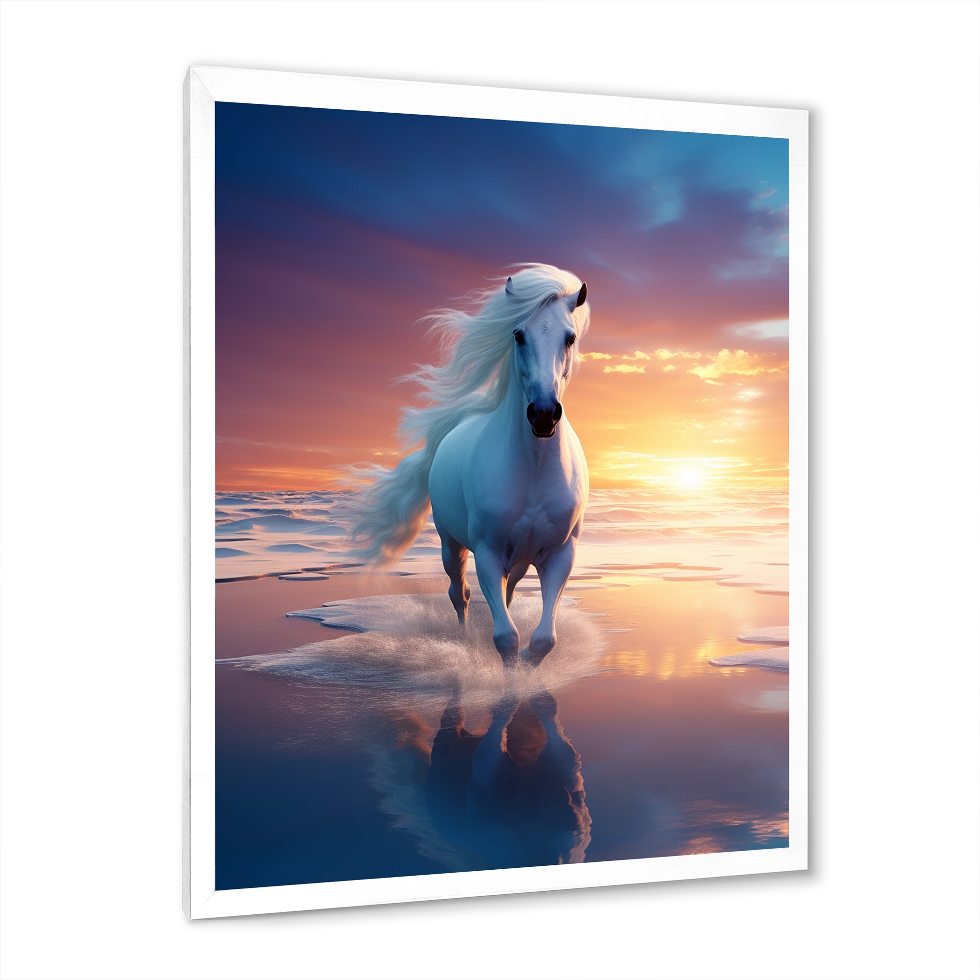 Coastal Horse Majesty Portrait - Horse Wall Decor