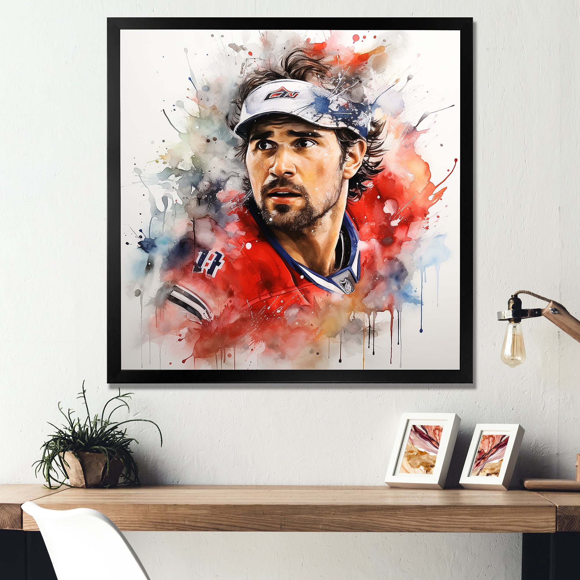 Hockey Champion Odyssey Portrait I - Sport Hockey Canvas Wall Art