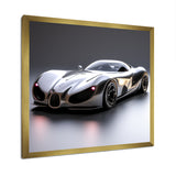 Silver Italian hyper car I - Car Exotic Canvas Wall Art