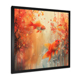 Orange coral Marine goldfish magic - Orange Coral Wall Art