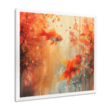 Orange coral Marine goldfish magic - Orange Coral Wall Art