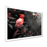 Red black Garden of Eden Birds - Bird Home Decor Art