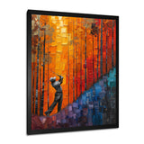 Yellow Red Golfing Heritage Country Club I - Golf Canvas Wall Art