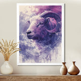 Purple Ram spirit Tranquility - Ram Home Decor Art