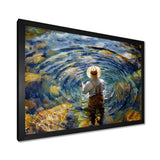 River Trout Fishing In The Mountains I - Hunting & Fishing Canvas Wall Art