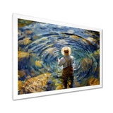 River Trout Fishing In The Mountains I - Hunting & Fishing Canvas Wall Art