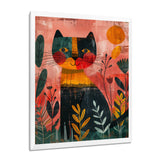 Cheetah in the African rainforest - Pink Cheetah Wall Art