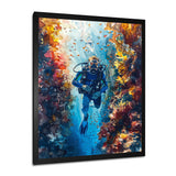 Snorkeling In The Great Barrier Reef I - Snorkeling Canvas Wall Art