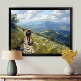 The Appalachian Mountain Trail Hike I - Hiking Canvas Wall Art
