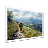 The Appalachian Mountain Trail Hike I - Hiking Canvas Wall Art