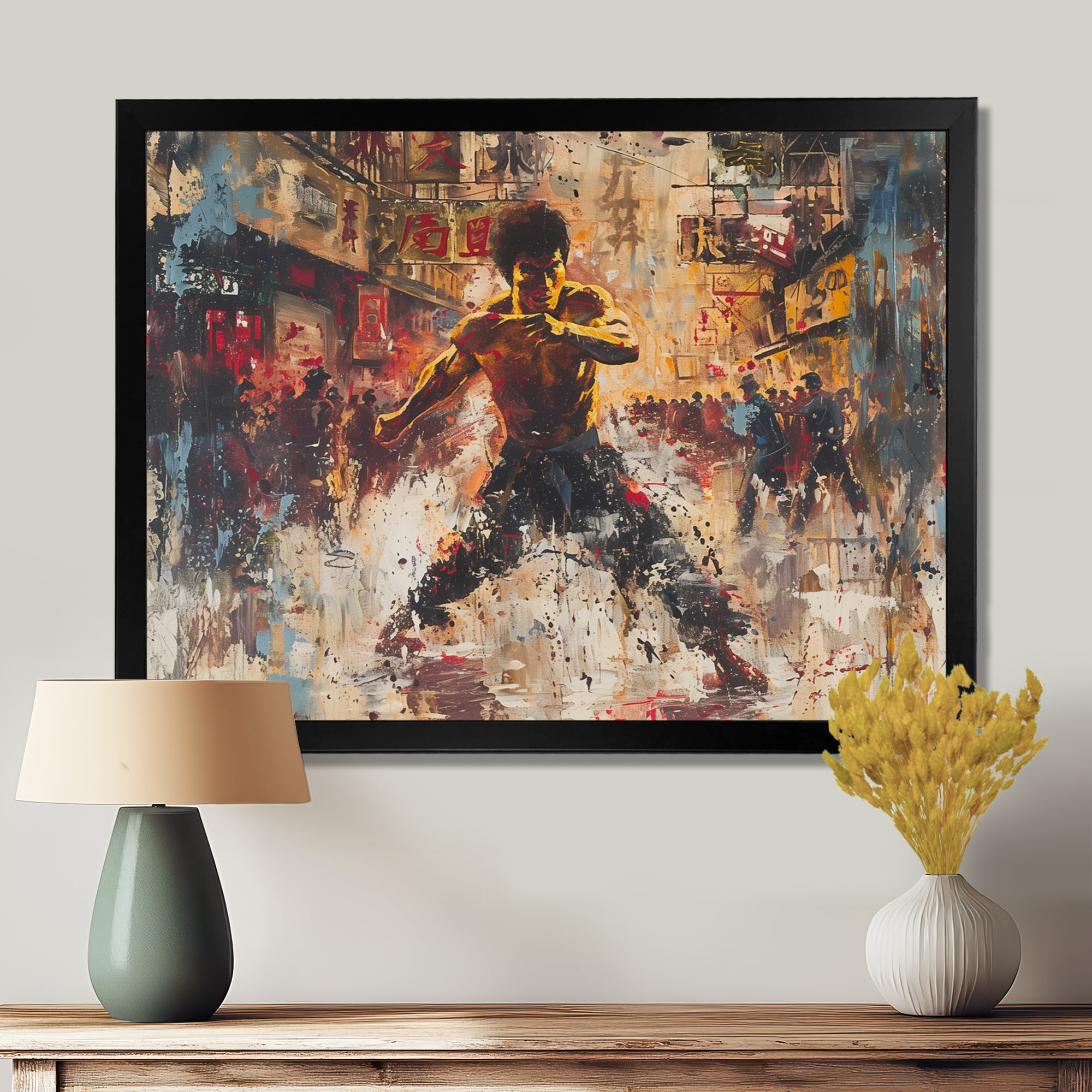 Bruce Lee's Influence Martial Arts - Martial Arts Canvas Wall Art