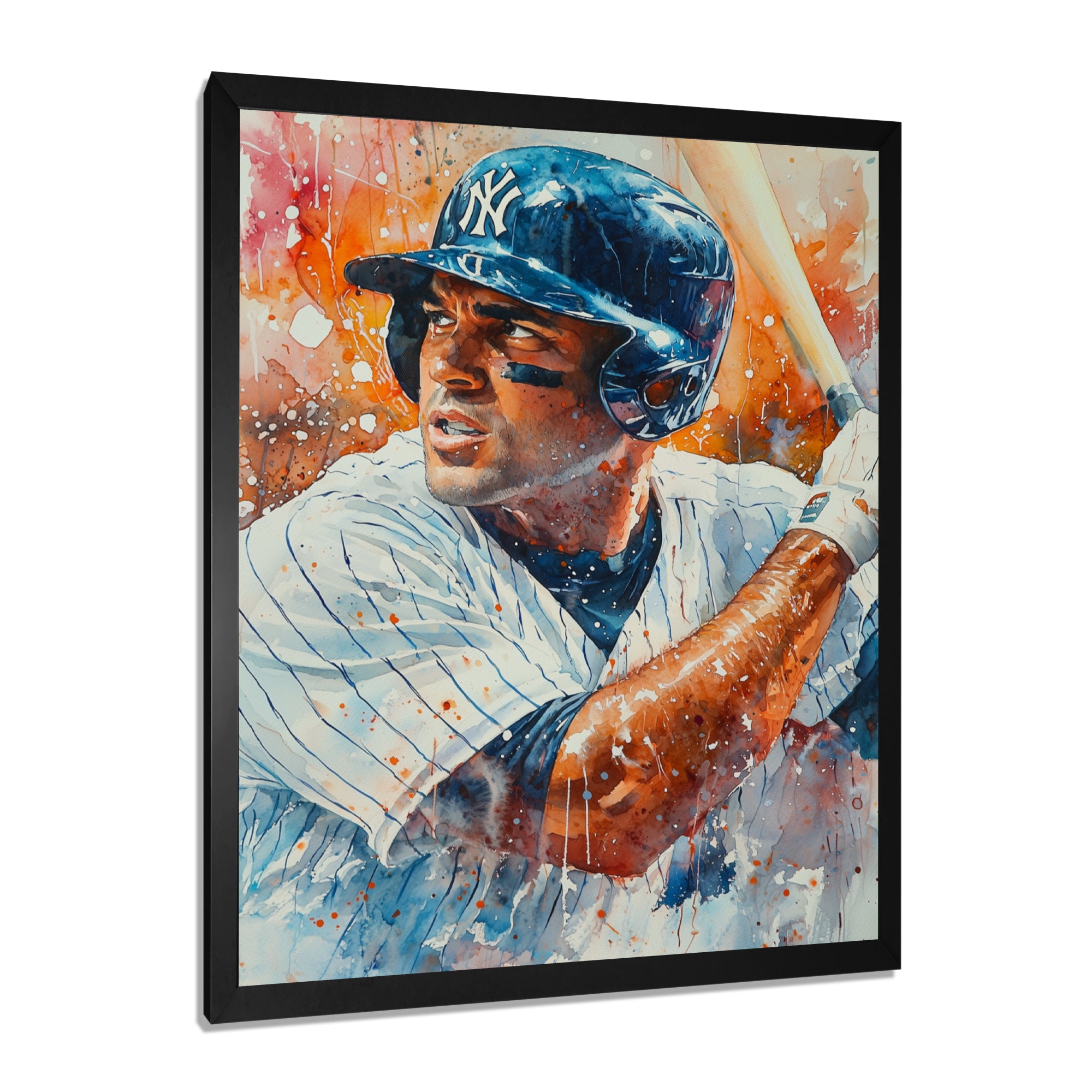 Baseball Player On The Field - Sport Baseball Canvas Wall Art