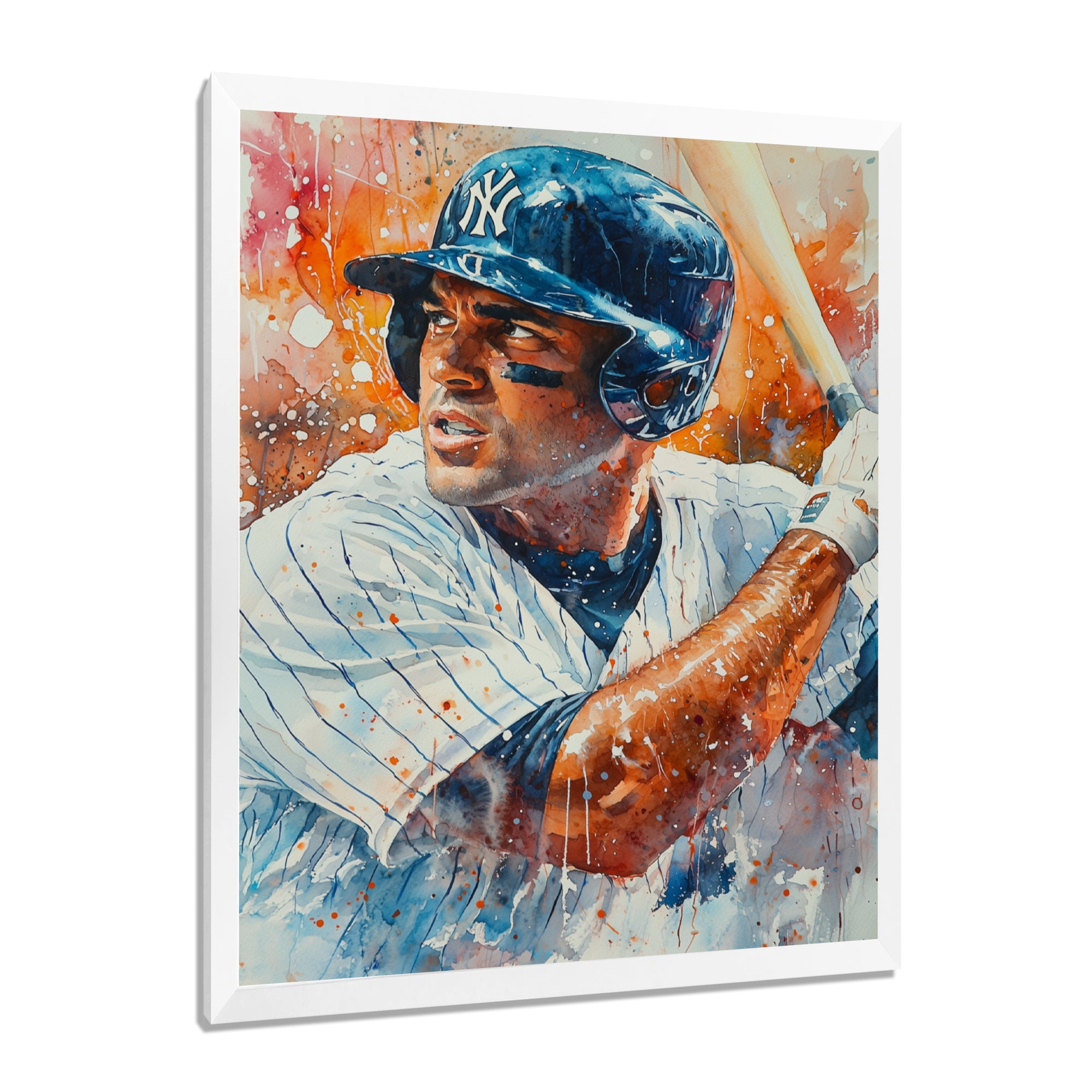 Baseball Player On The Field - Sport Baseball Canvas Wall Art