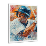 Baseball Player On The Field - Sport Baseball Canvas Wall Art