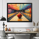 Bowling Alley Nights - Bowling Canvas Wall Art