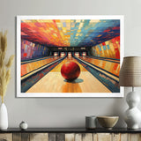 Bowling Alley Nights - Bowling Canvas Wall Art
