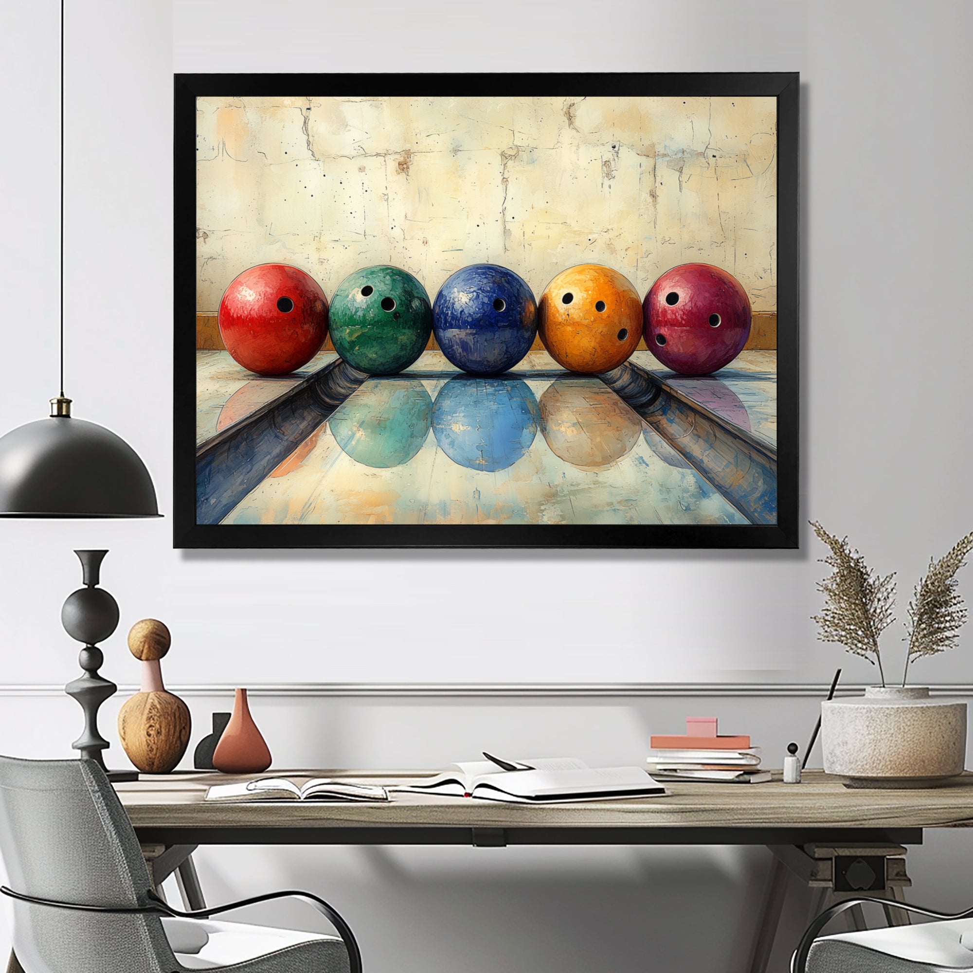 Bowling Ball Beauty I - Bowling Canvas Wall Art