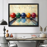 Bowling Ball Beauty I - Bowling Canvas Wall Art