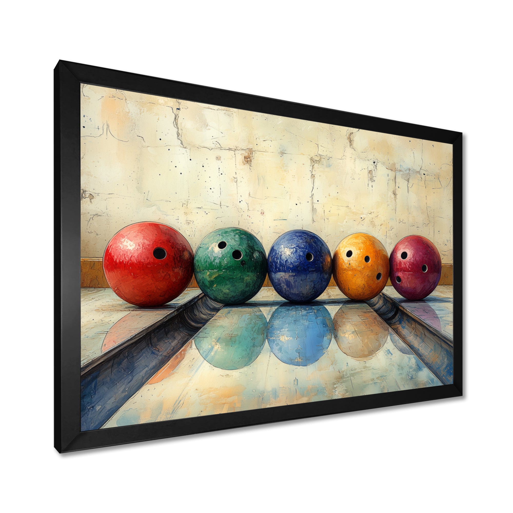 Bowling Ball Beauty I - Bowling Canvas Wall Art