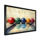 Bowling Ball Beauty I - Bowling Canvas Wall Art