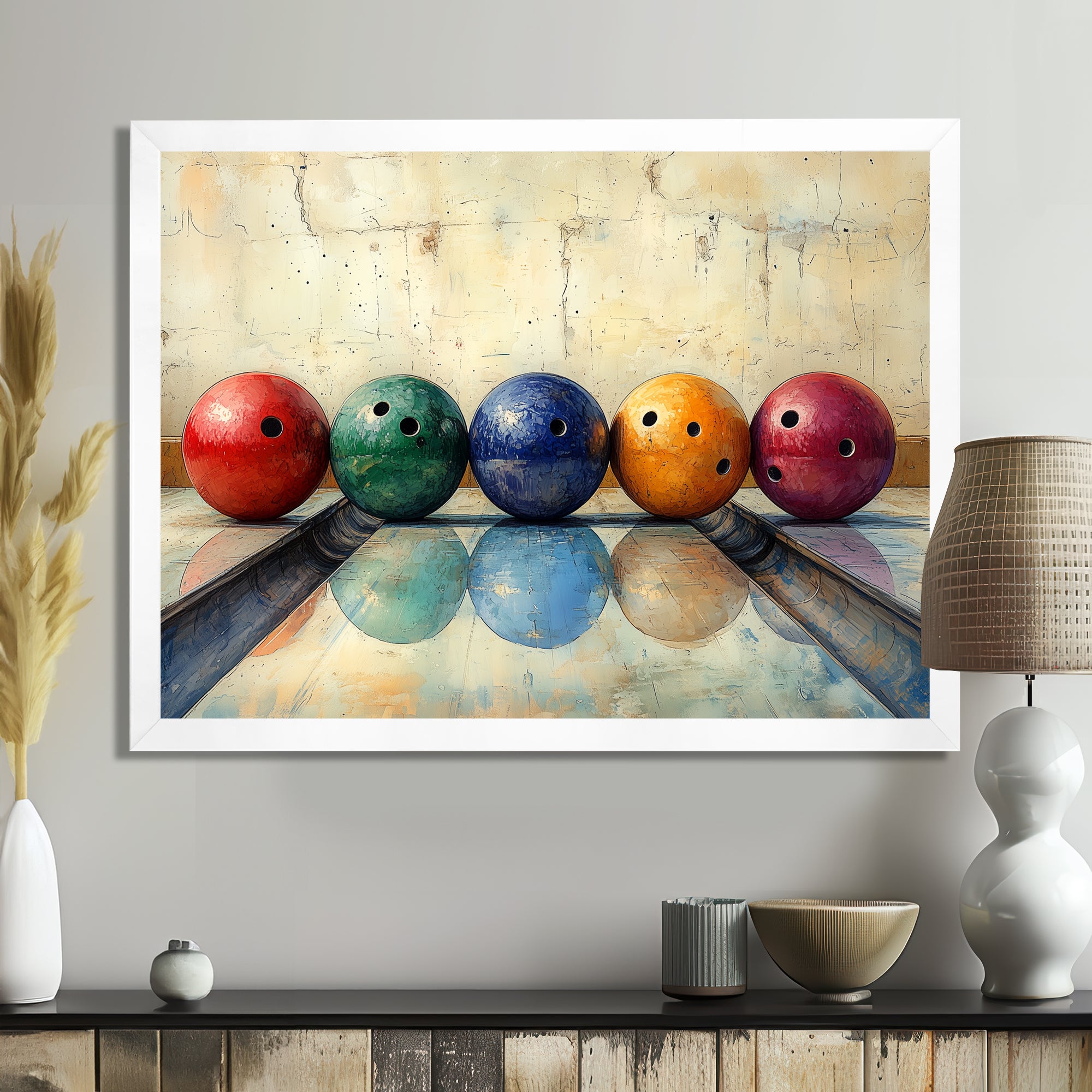 Bowling Ball Beauty I - Bowling Canvas Wall Art