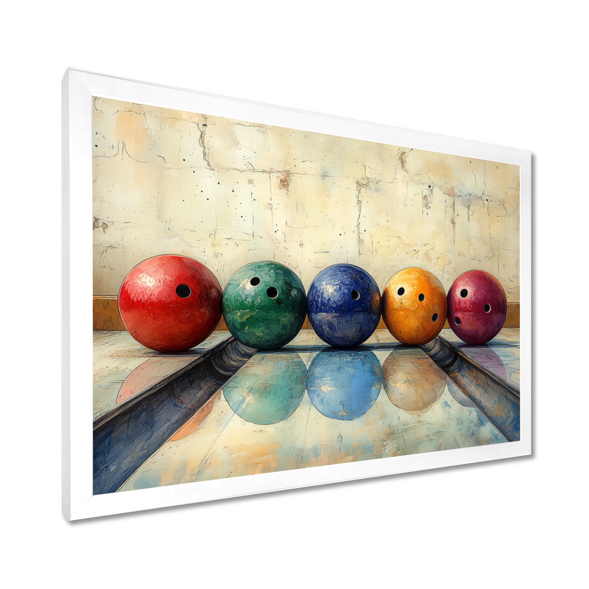 Bowling Ball Beauty I - Bowling Canvas Wall Art