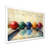 Bowling Ball Beauty I - Bowling Canvas Wall Art