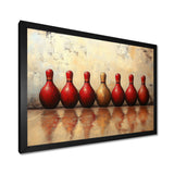 Red And Gold Bowling Perfect Game - Bowling Canvas Wall Art