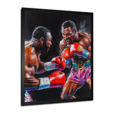 Red And Black Boxing Championship I - Sport Boxing Canvas Wall Art