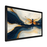 Yellow And Blue Dragonfly Sky Dancer - Dragonfly Wall Art Prints