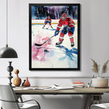Hockey Players In Montreal - Sport Hockey Canvas Wall Art