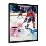 Hockey Players In Montreal - Sport Hockey Canvas Wall Art