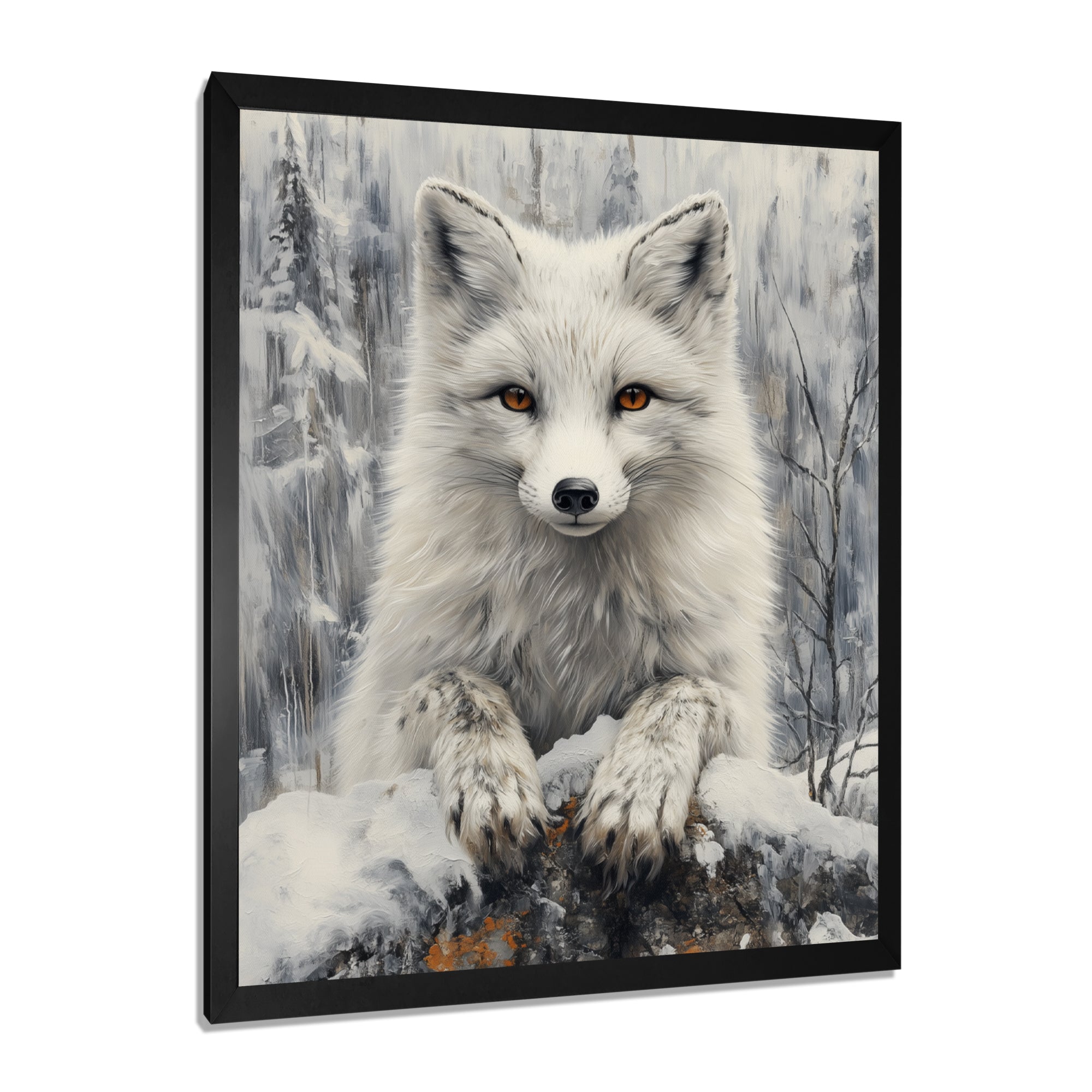Grey Arctic Fox In The Yukon - Wolf Home Decor Art