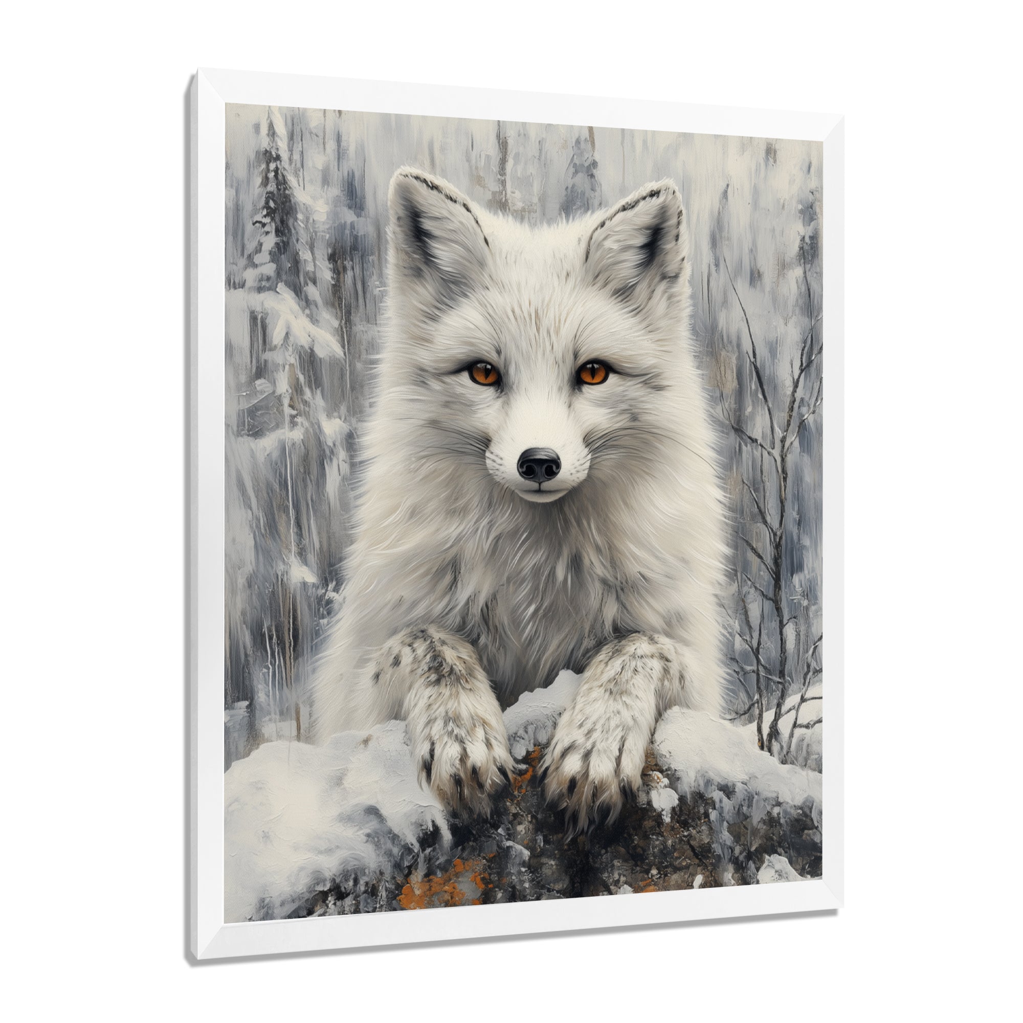 Grey Arctic Fox In The Yukon - Wolf Home Decor Art