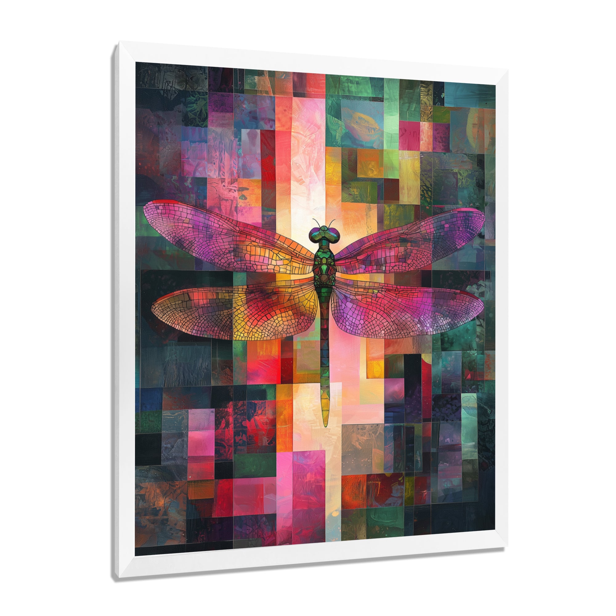 Pink Dragonfly's Auroras Dance - Dragonfly Wall Decor