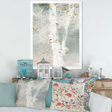 A Woodland Walk into the Forest IV Framed Print Matte White - 1.5" Width