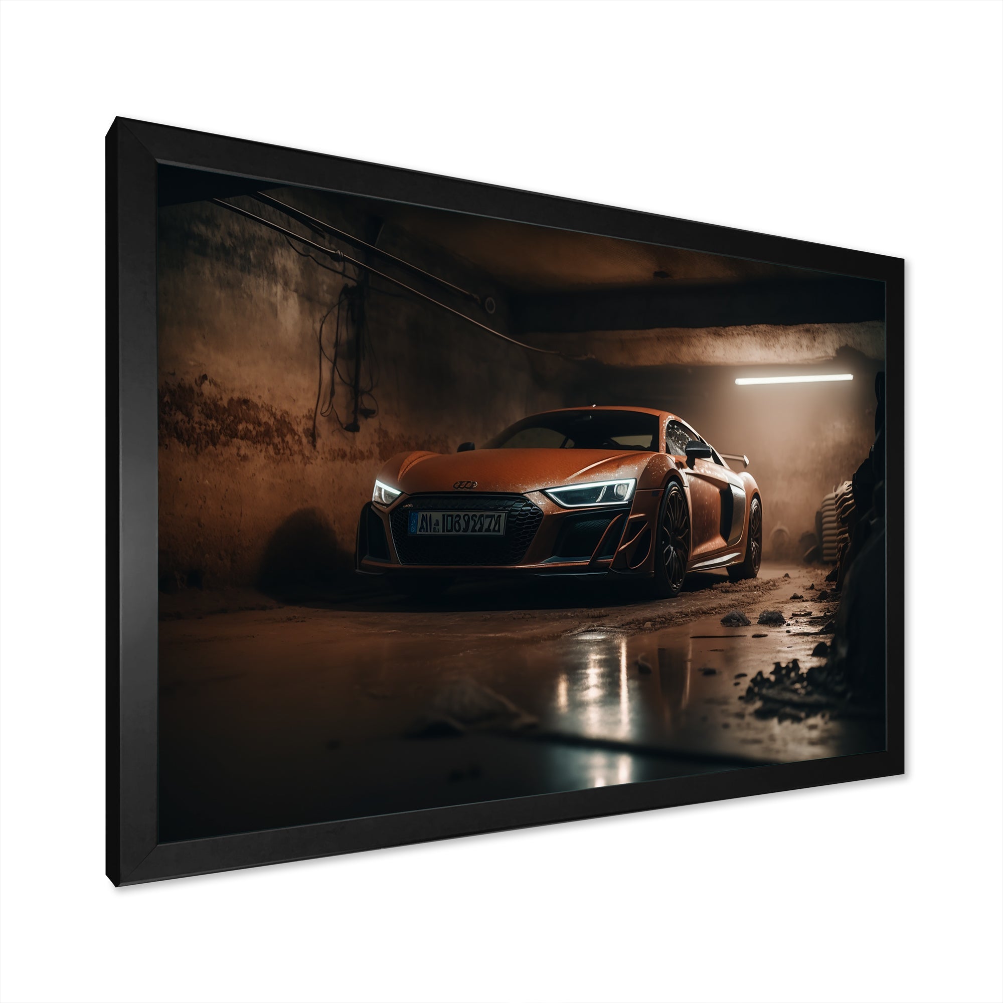 R 8 Exotic Car Photography - Cars Race Exotic Canvas Wall Art