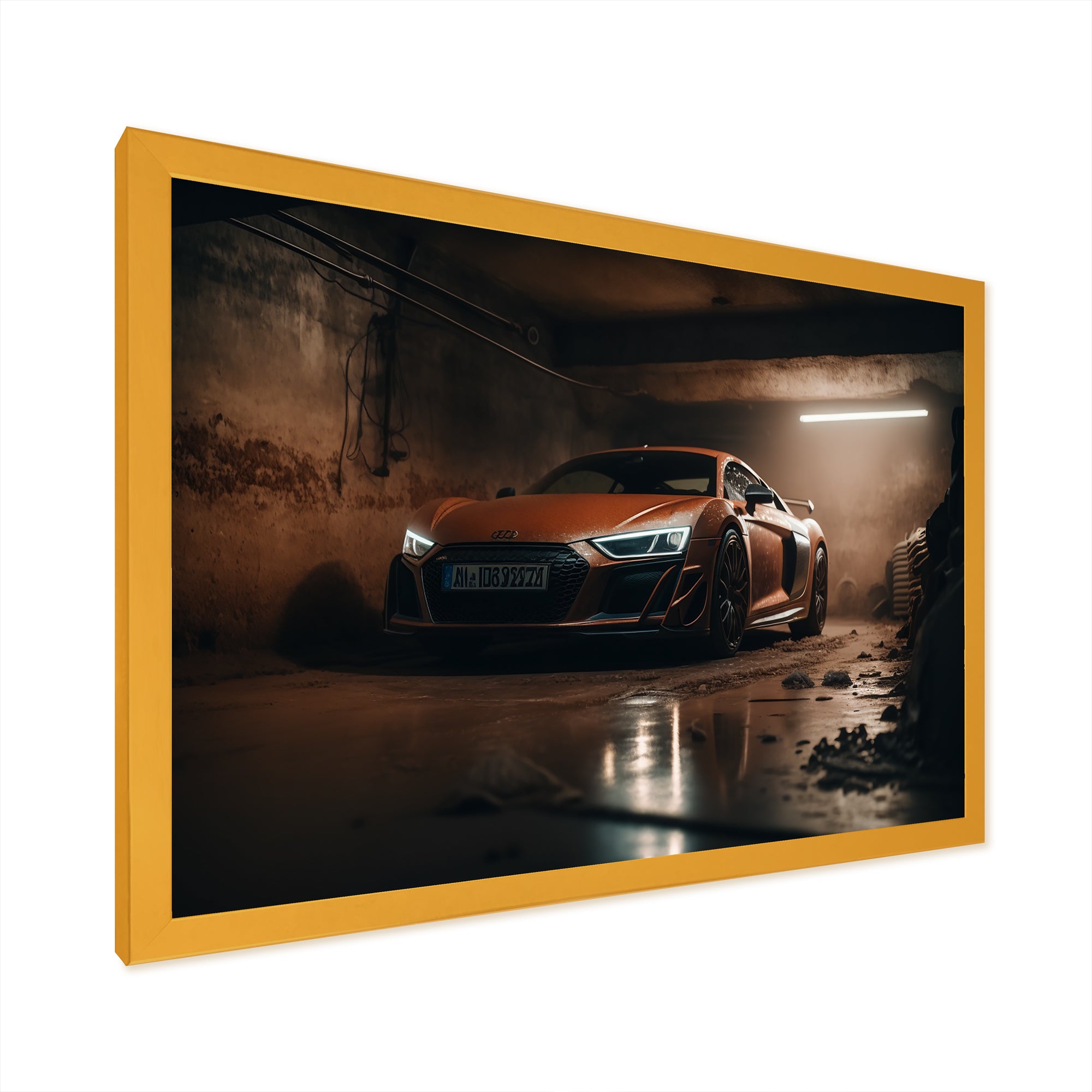 R 8 Exotic Car Photography - Cars Race Exotic Canvas Wall Art