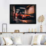 Tt In Underground Garage - Car Exotic Canvas Wall Art