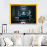 240 In Underground Garage - Car Exotic Canvas Wall Art