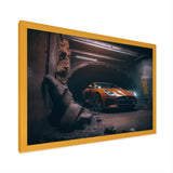 F In Underground Garage - Car Exotic Canvas Wall Art