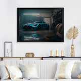 Gt In Underground Garage - Car Exotic Canvas Wall Art