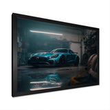 Gt In Underground Garage - Car Exotic Canvas Wall Art