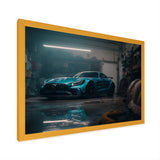 Gt In Underground Garage - Car Exotic Canvas Wall Art