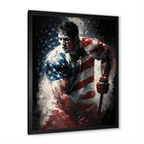 Hockey Playing On The Rink - Sport Hockey Canvas Wall Art