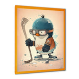 Anime Hockey Penguin - Sport Hockey Canvas Wall Art