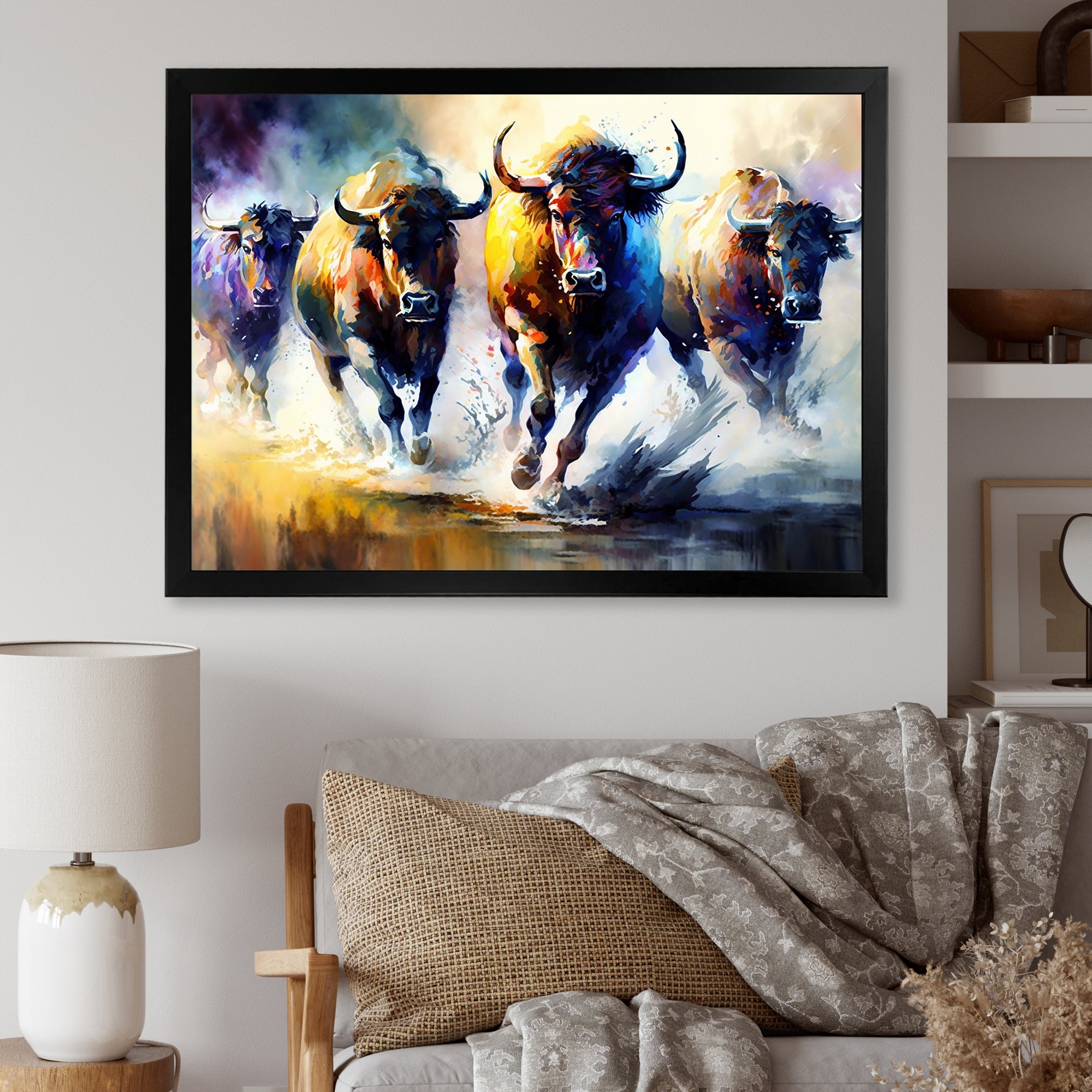 Buffalo's Running - Buffalo Wall Decor