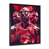 Basketball Game Face - Sport Basketball Canvas Wall Art